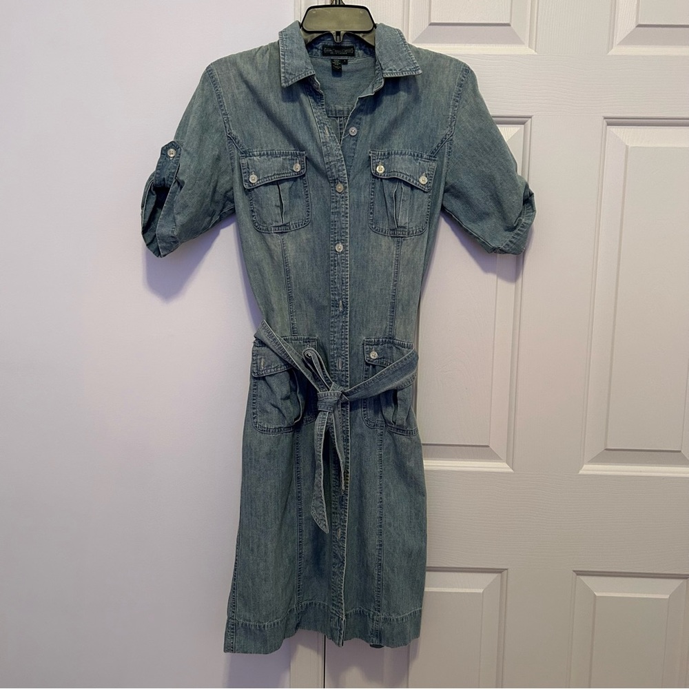 Ralph Lauren Blue Denim Shirt Dress